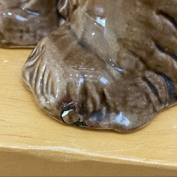 Vintage Signed P. Paolucci Ceramic Brown Cocker Spaniel Dog 6” Figurine - Picture 11 of 15